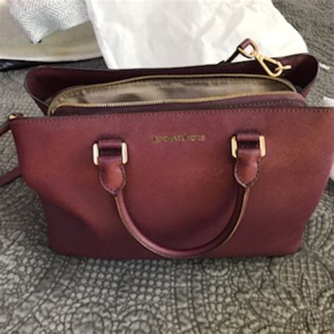 maroon michael kors bag|More.